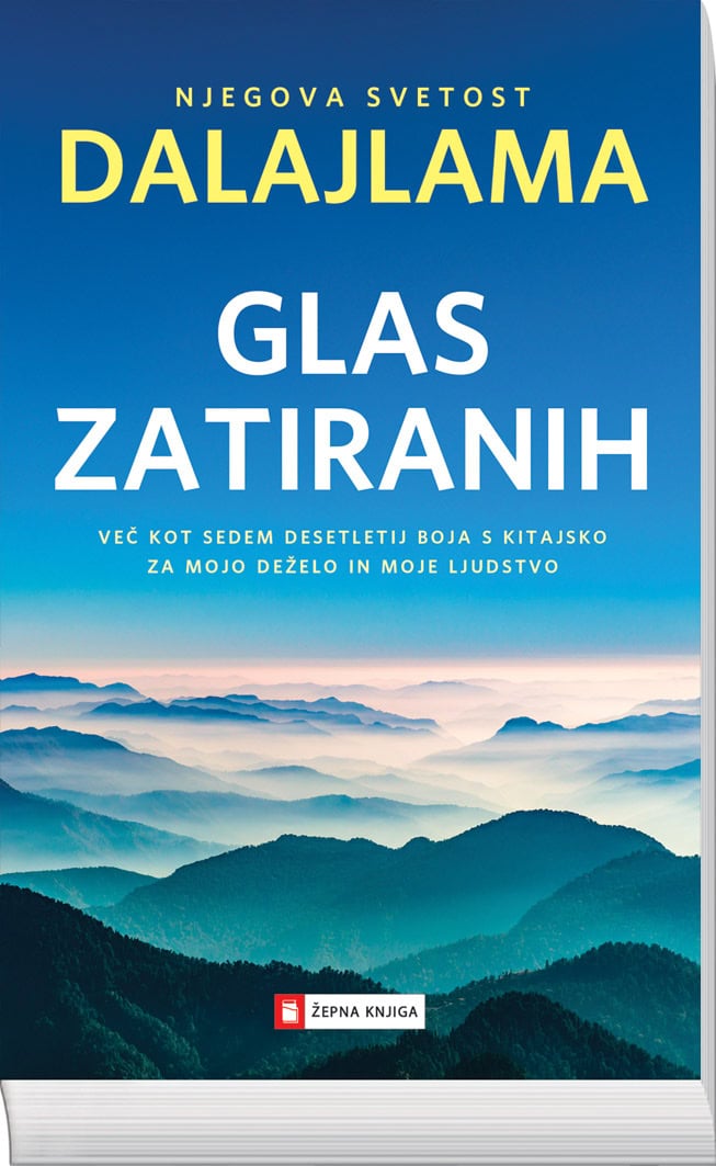 Glas zatiranih - naslovnica knjige - Felix.si knjigarna Glas zatiranih, Njegova svetost Dalajlama - žepna knjiga