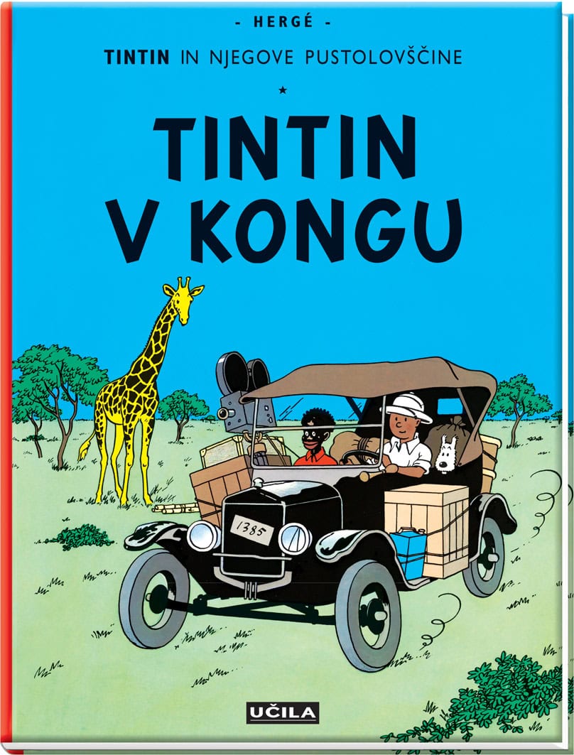 Tintin v Kongu - naslovnica knjige - Felix.si knjigarna Tintin v Kongu