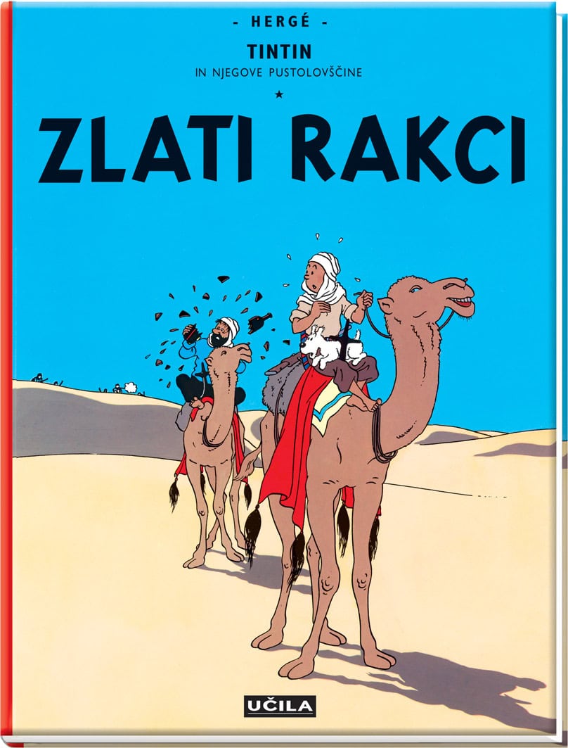 Zlati rakci - naslovnica knjige - Felix.si knjigarna Tintin Zlati rakci