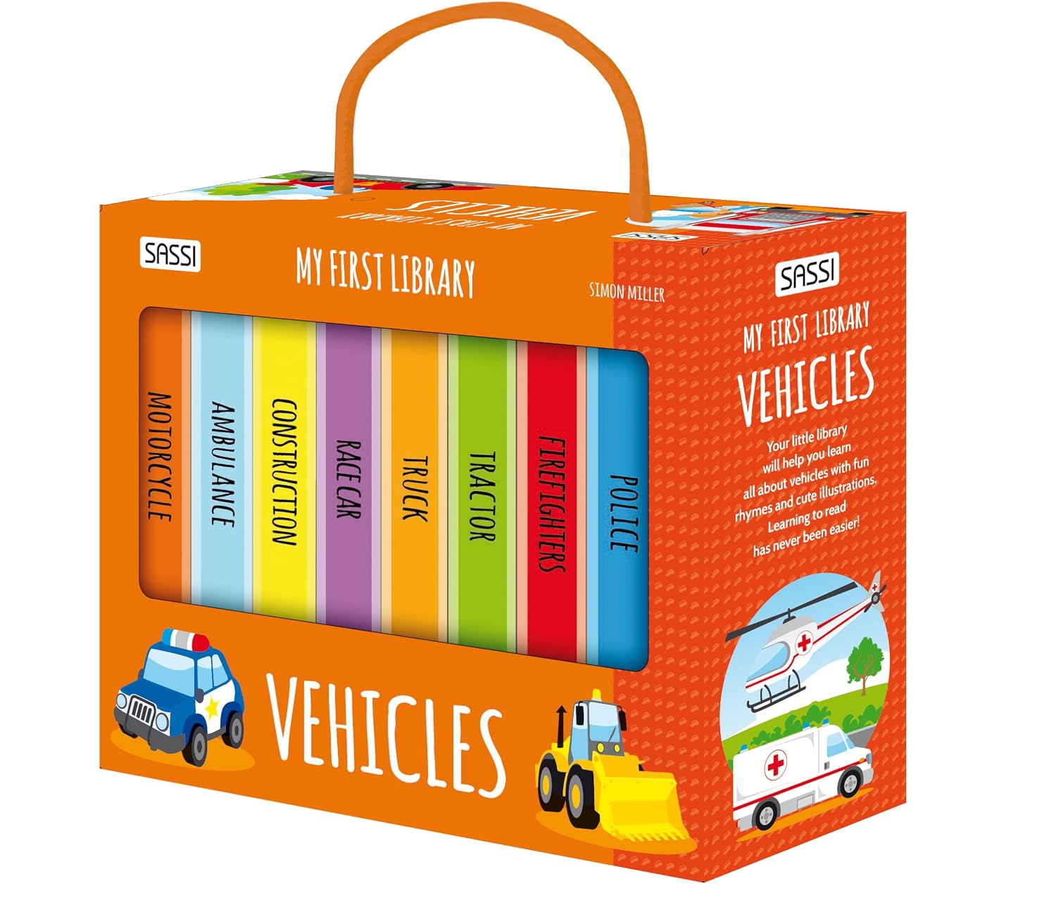 My First Library – Vehicles - naslovnica knjige - Felix.si knjigarna My First Library – Vehicles