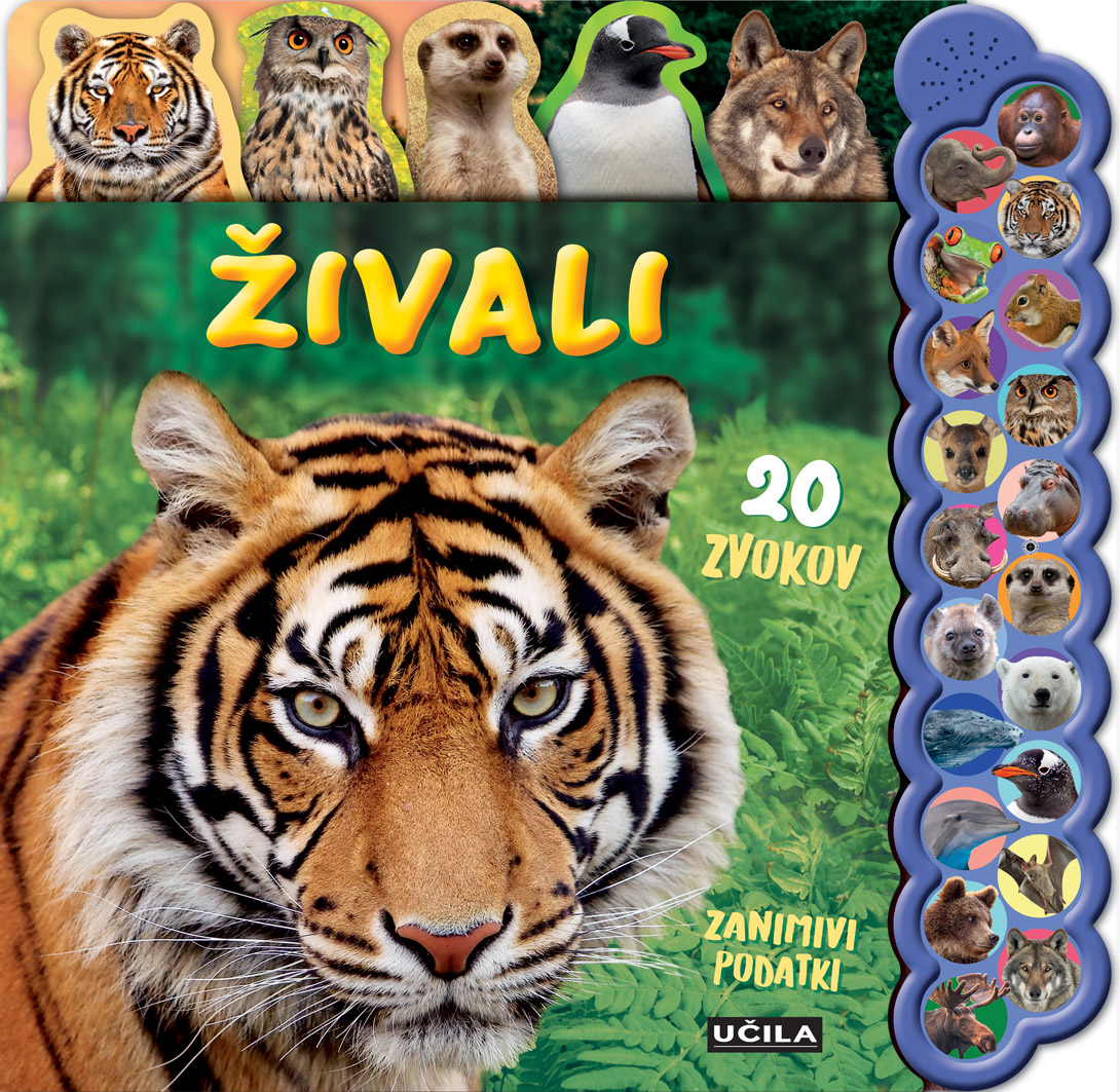 Živali – 20 zvokov - PREDNAROČILO - naslovnica knjige - Felix.si knjigarna Živali – 20 zvokov - PREDNAROČILO