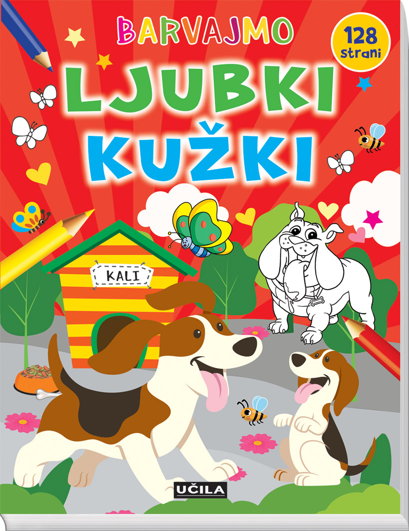 Barvajmo - Ljubki kužki - naslovnica knjige - Felix.si knjigarna Barvajmo - Ljubki kužki