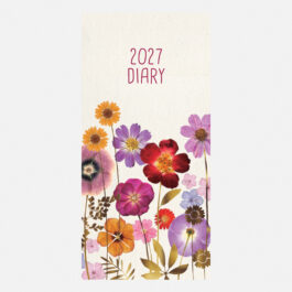 Pressed flowers 2027 - rokovnik žepni