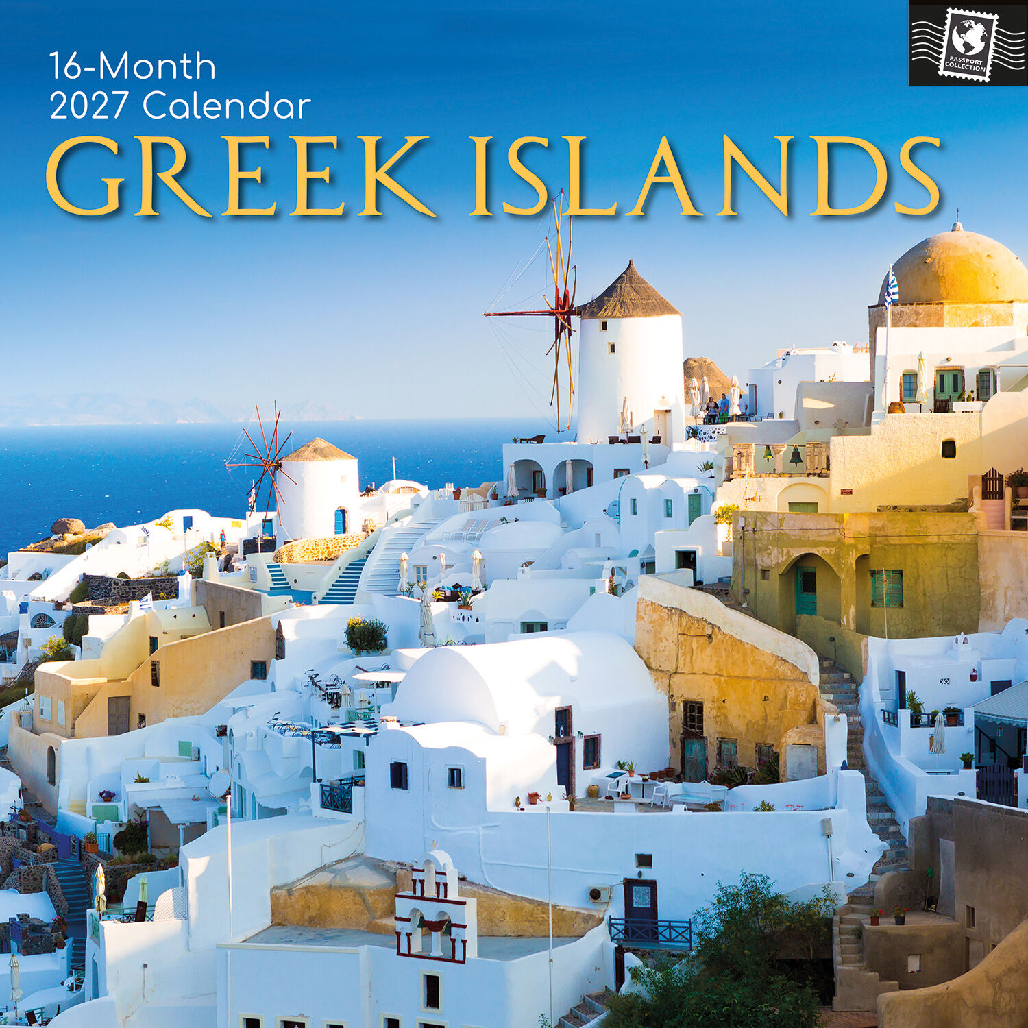 Greek islands 2027 - koledar 30x30 - naslovnica knjige - Felix.si knjigarna Greek islands 2027 - koledar 30x30