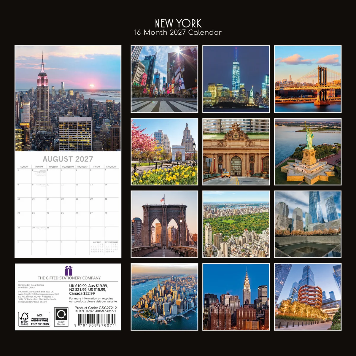 New York 2027 - koledar 30x30 - naslovnica knjige - Felix.si knjigarna New York 2027 - koledar 30x30 - Image 2