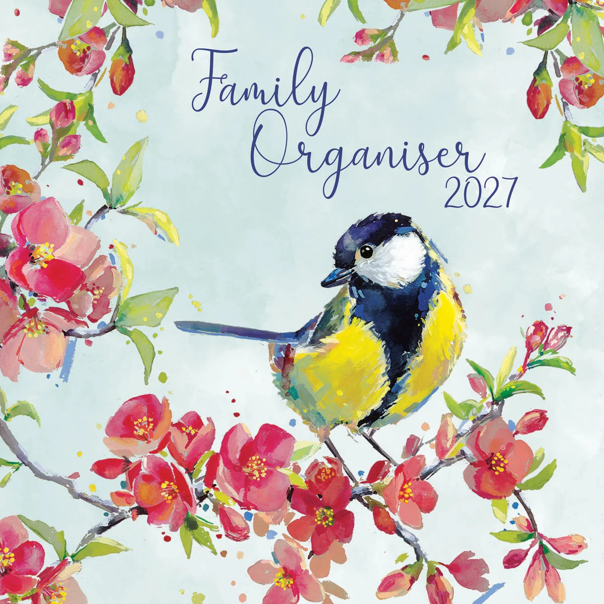 Family organiser birdsong 2027 – koledar 30x30 - naslovnica knjige - Felix.si knjigarna Family organiser birdsong 2027 – koledar 30x30