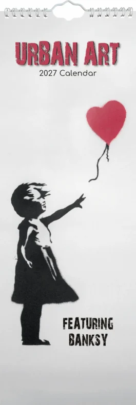 Urban art (Banksy) 2027 - koledar slim