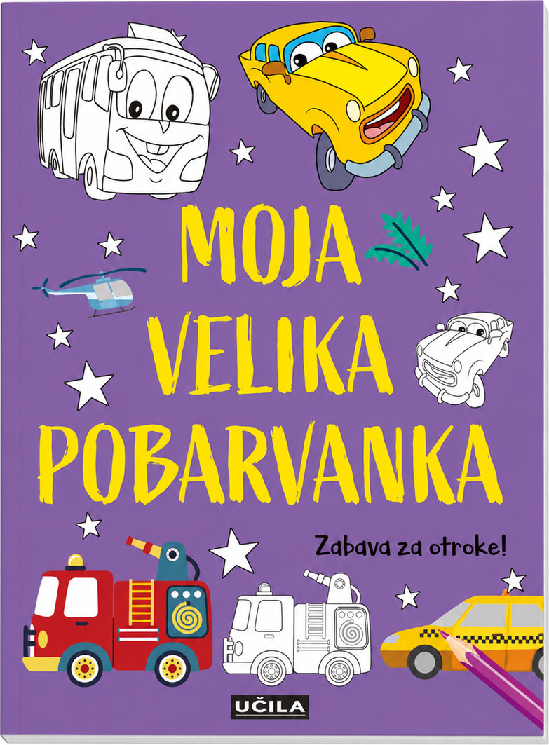 Moja velika pobarvanka - vijoličasta - naslovnica knjige - Felix.si knjigarna Moja velika pobarvanka - vijoličasta